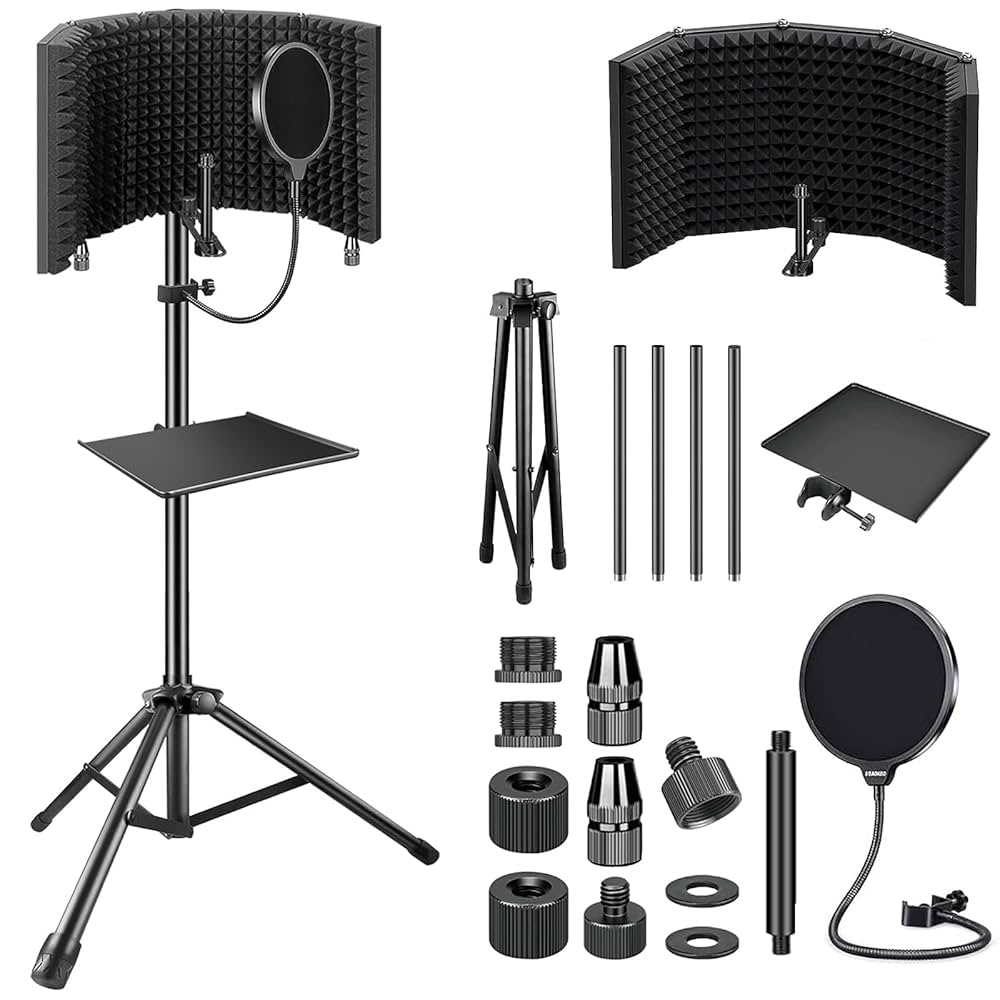 Aokeo アイソレーションシールド　セット Amazon.com: Microphone Isolation Shield,Aokeo 2024
